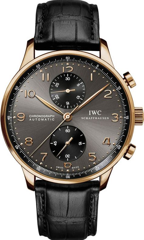 iwc portoghese automatico oro rosa|IWC Portuguese Chronograph Rose gold .